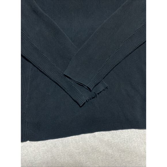 Banana Republic Sweater Mens Extra Large Black Classic Preppy Knit Vintage - Picture 3 of 8